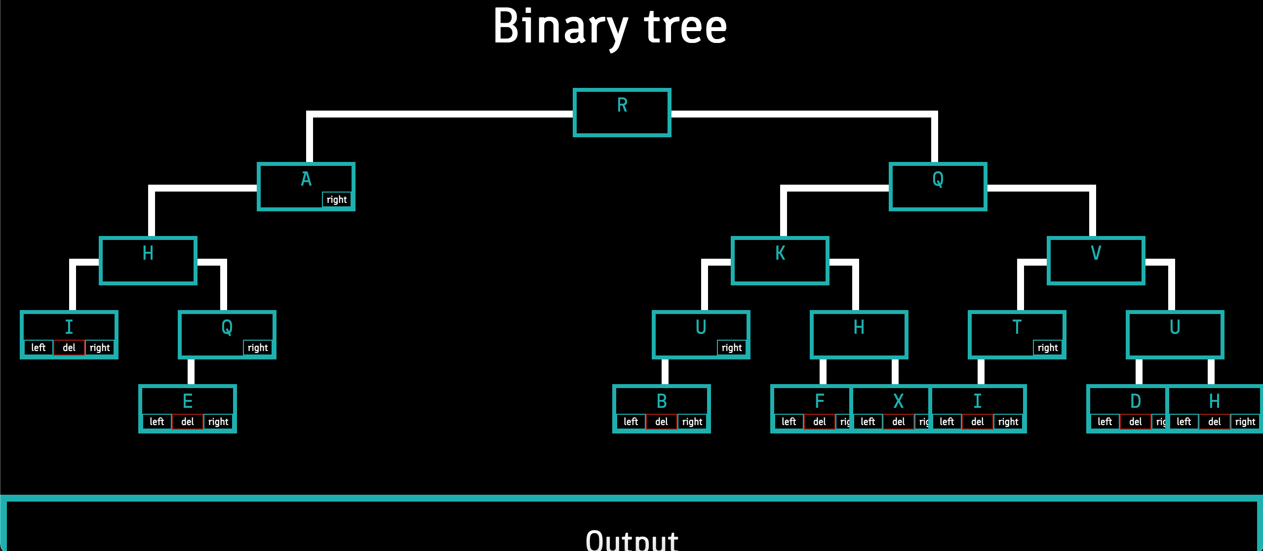Image of a binary tree maker