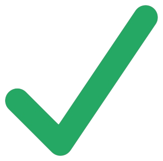 green check mark