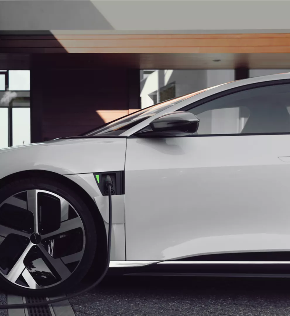 image of lucid air charging